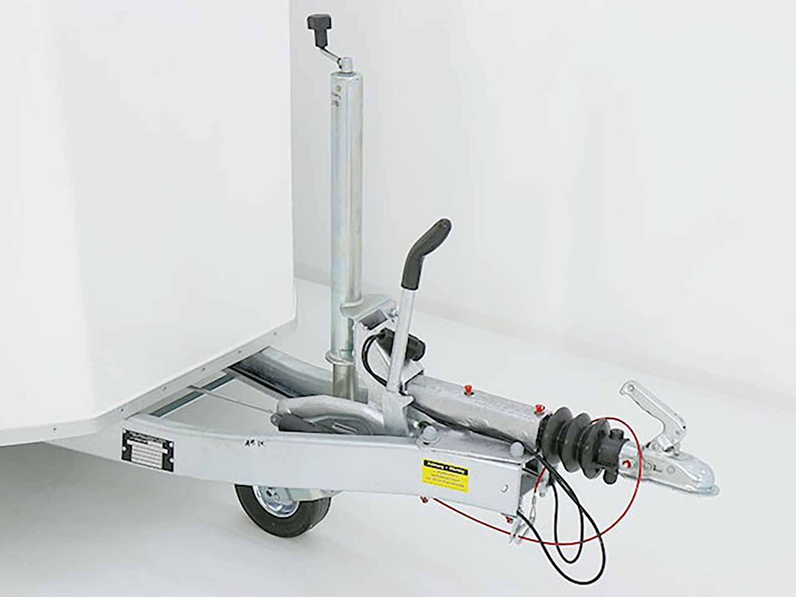 Debon Kofferanhänger Cargo 1300 Vollpoly 150x290cm H:160cm|Tür|weiß – Bild 12