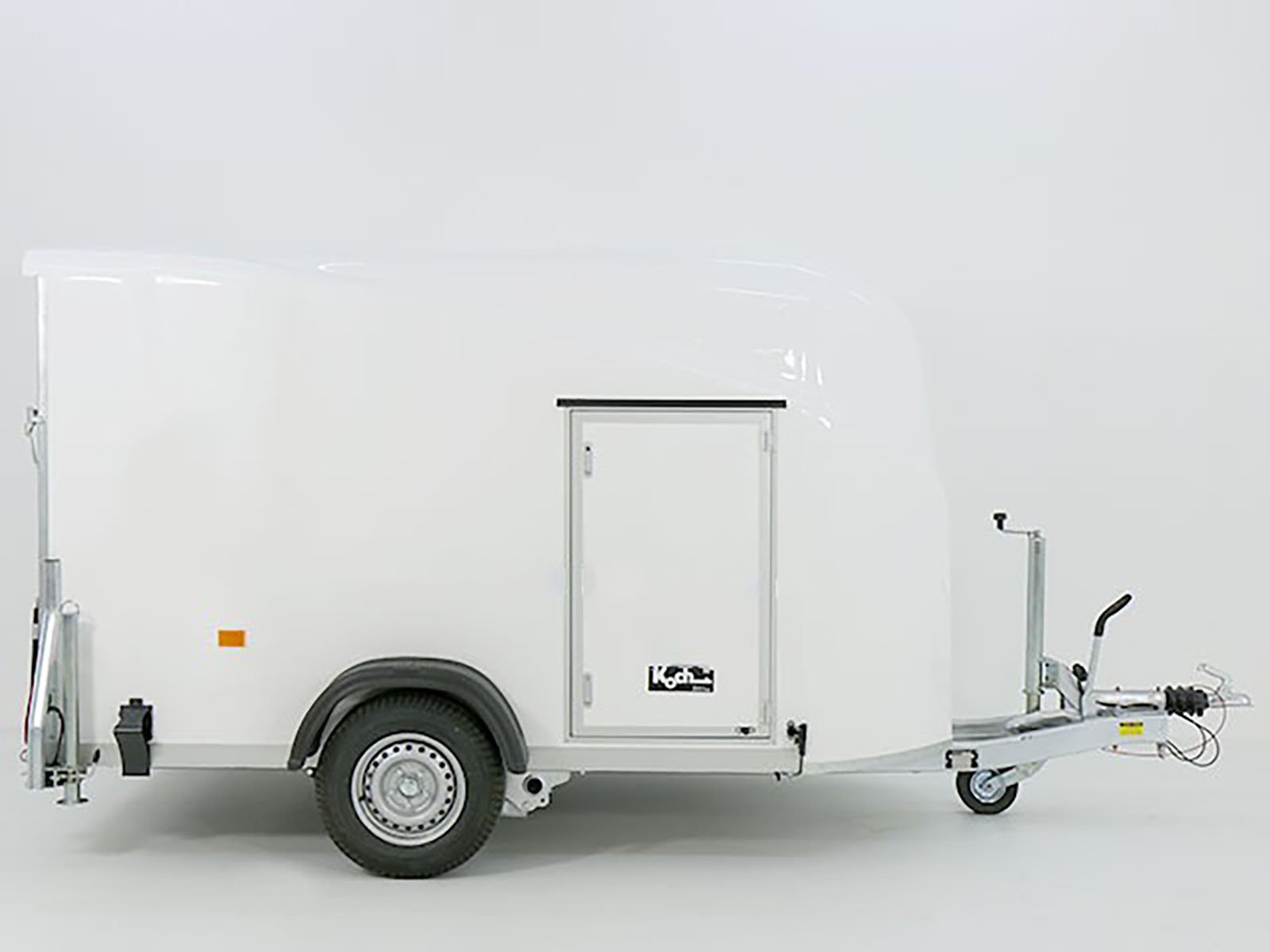 Debon Kofferanhänger Cargo 1300 Vollpoly 150x290cm H:160cm|Tür|weiß – Bild 7