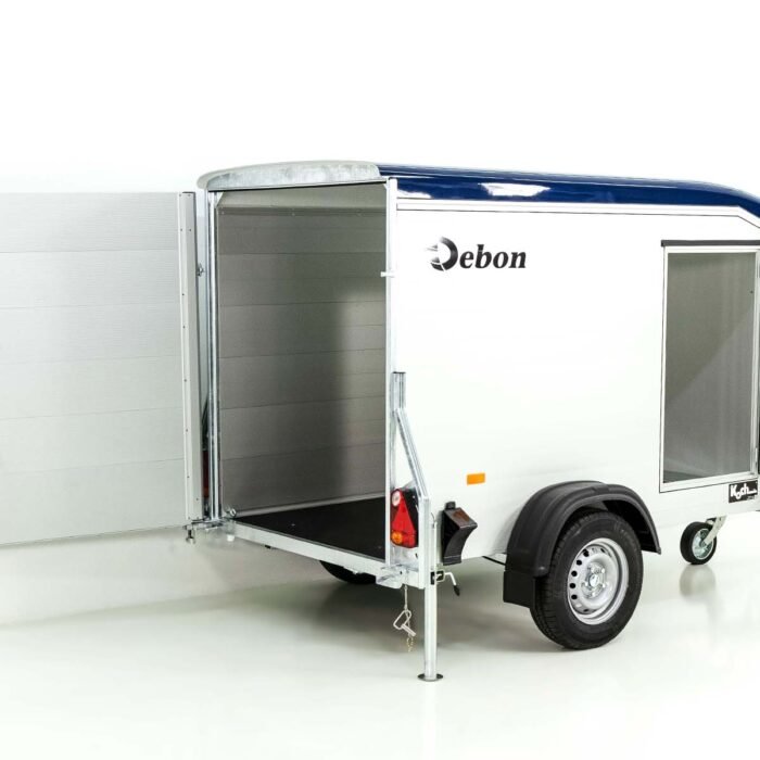 Debon Kofferanhänger Roadster Alu 255 125x255cm H:156cm|blau