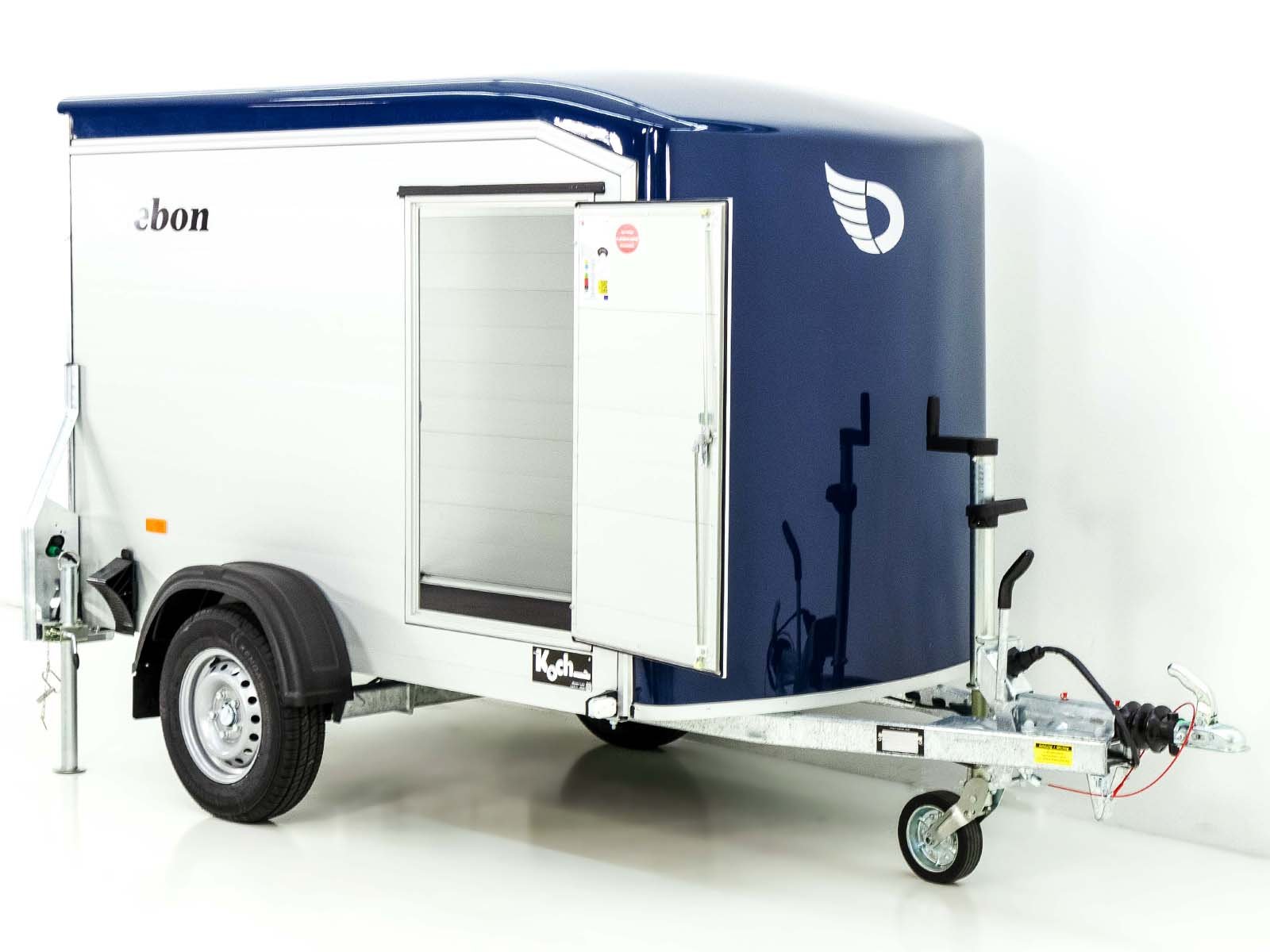 Debon Kofferanhänger Roadster Alu 255 125x255cm H:156cm|blau – Bild 6