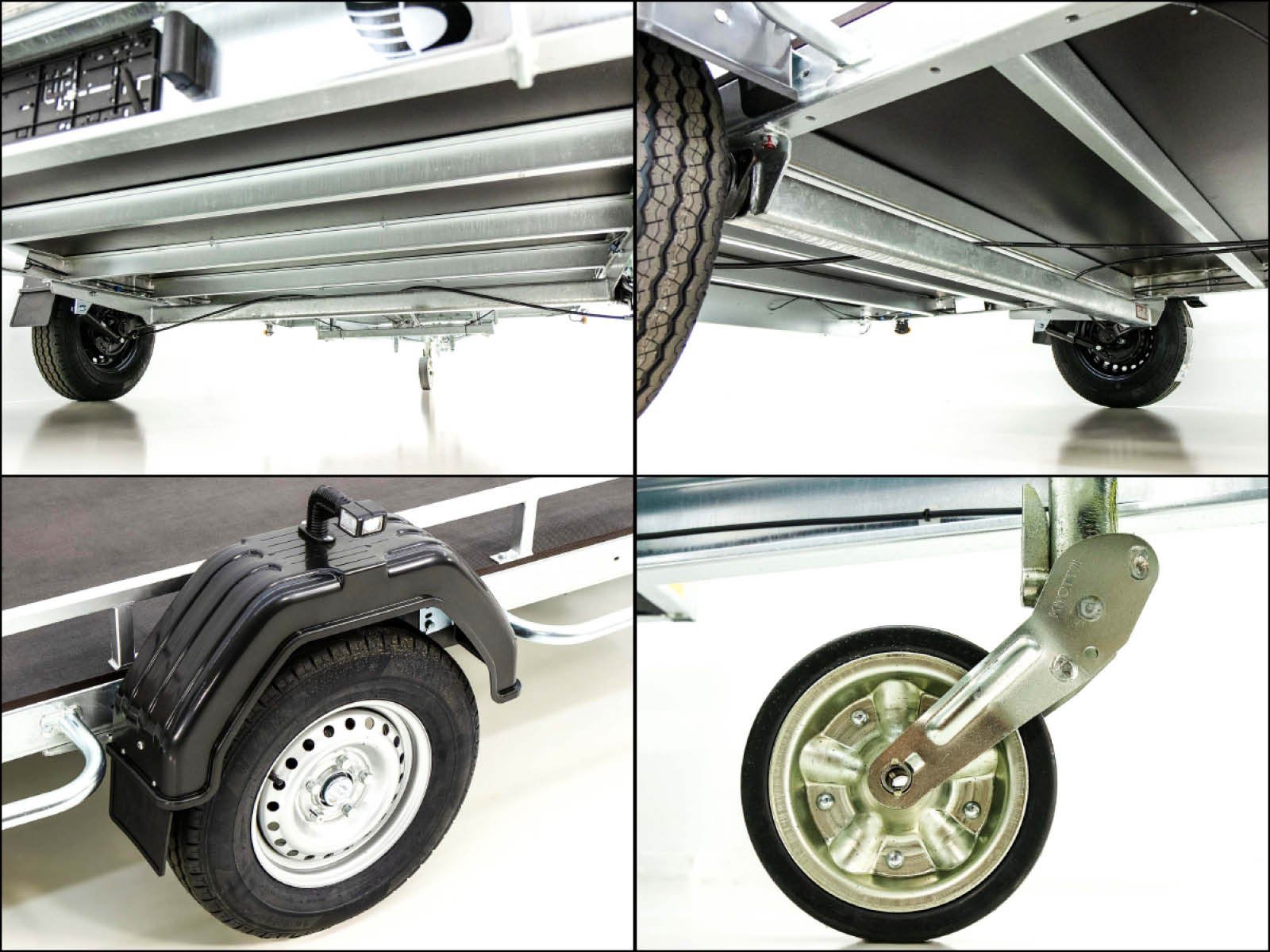 Debon Roadster Motorrad/Quad Anhänger 173x304cm 1,3t – Bild 12