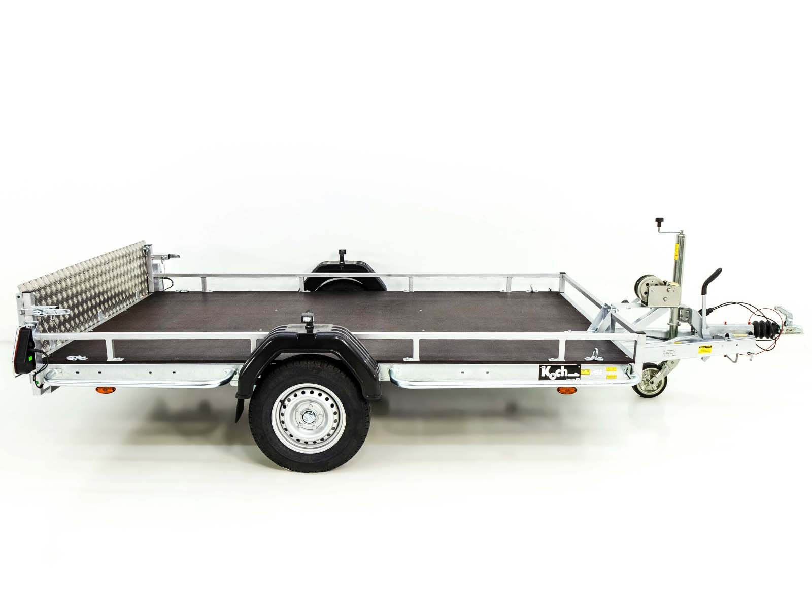 Debon Roadster Motorrad/Quad Anhänger 173x304cm 1,3t – Bild 6