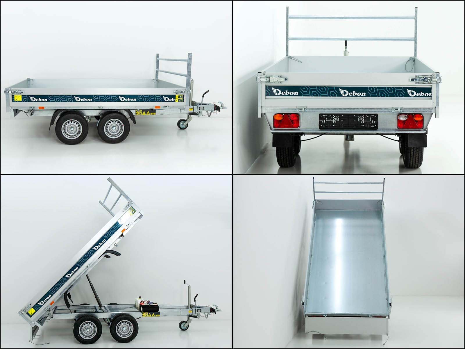 Debon Heckkipper 155x305cm 2,0t|E-Pumpe – Bild 11