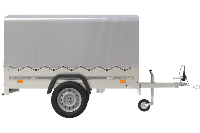 KIPP 750 kg 200×125 Gartenanhänger 201 mit Plane – Bild 4