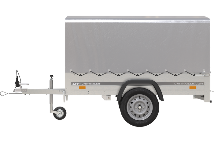 KIPP 750 kg 200×125 Gartenanhänger 201 mit Plane – Bild 6