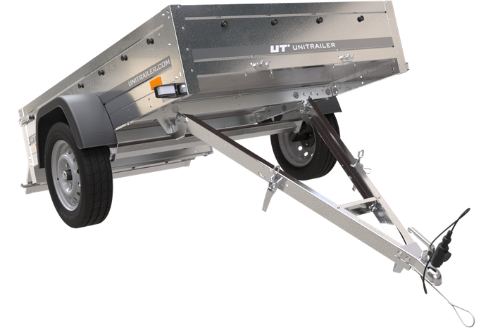 KIPP 750 kg 200×125 Gartenanhänger 201 mit Plane – Bild 8
