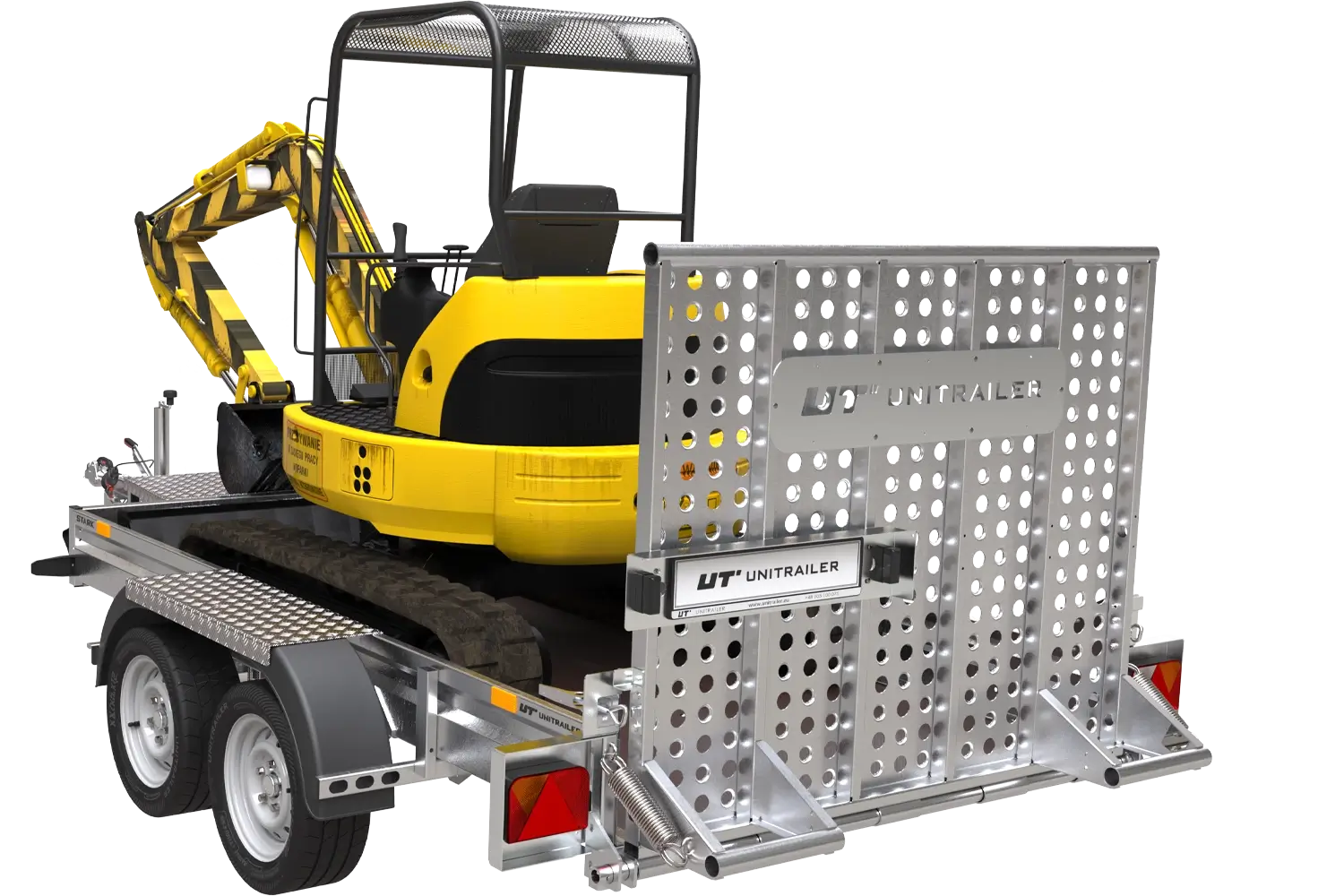 STARK 3300 3500 KG Doppelachs-Schwerlastanhänger – Bild 2