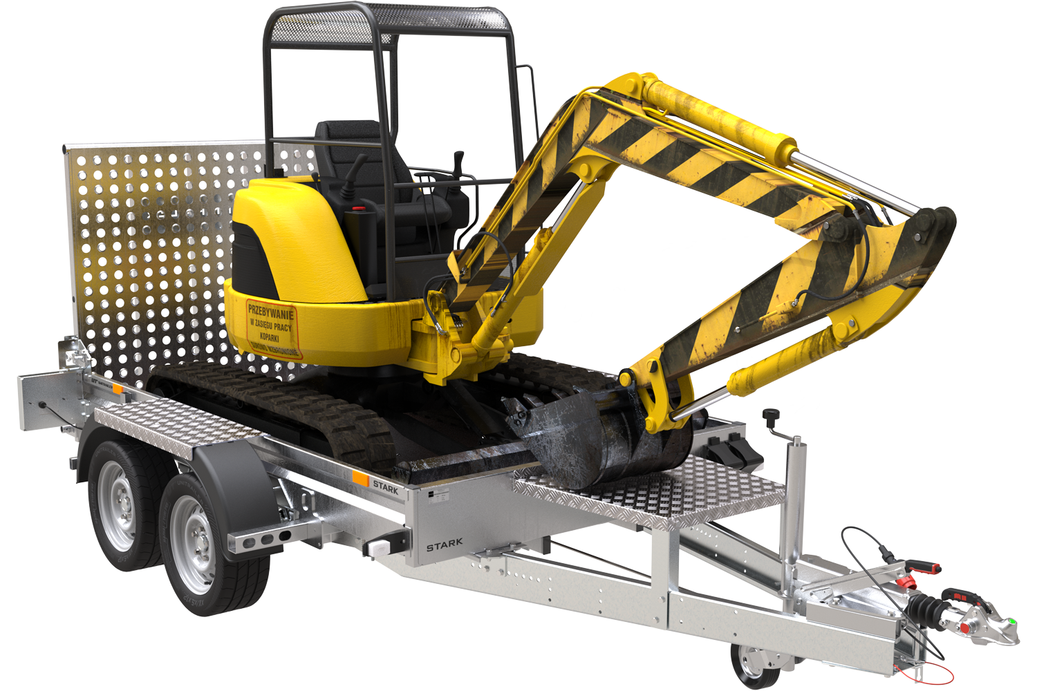 UNITRAILER STARK 3 260 Bauanhänger für Minibagger – Bild 13