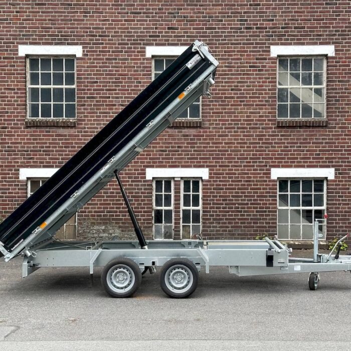 HUMBAUR HTK 3500.37 | STAHL 363X185X35CM 3500KG DREISEITENKIPPER