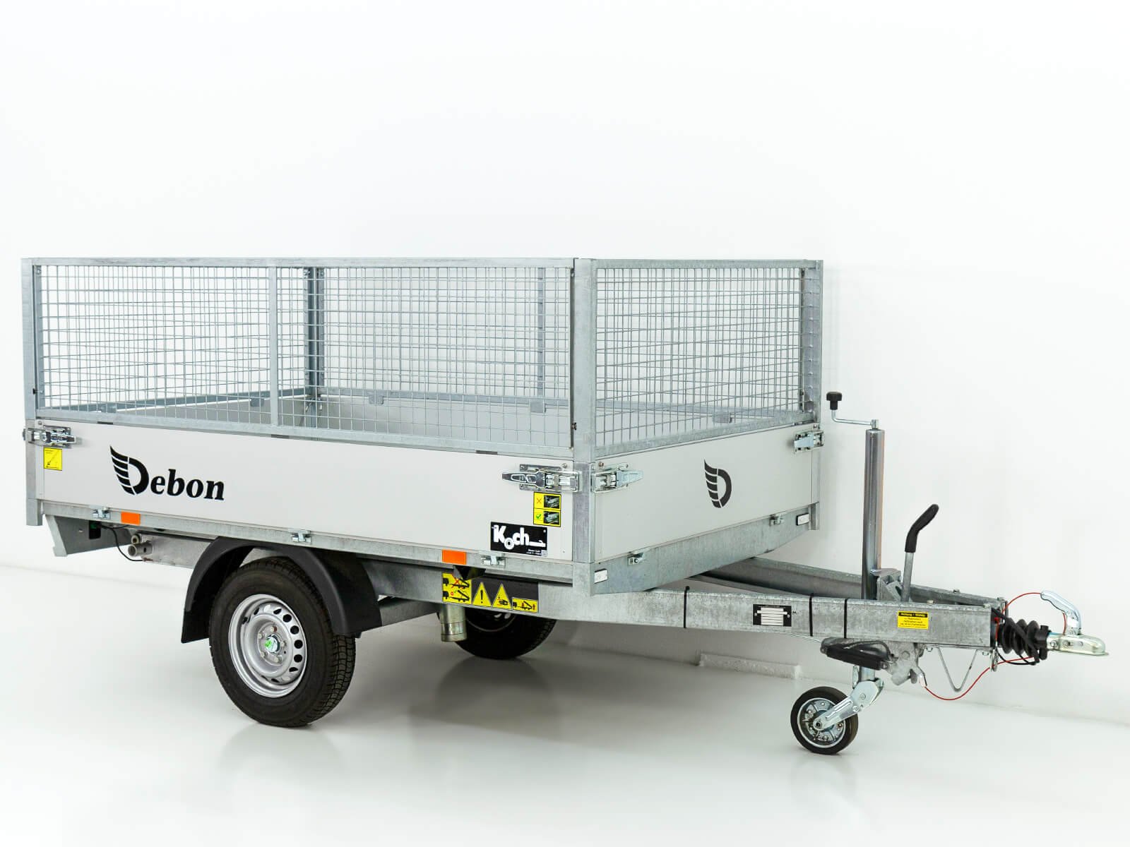 Debon Heckkipper 150x250cm 1,3t|E-Pumpe|Gitter 60cm – Bild 2
