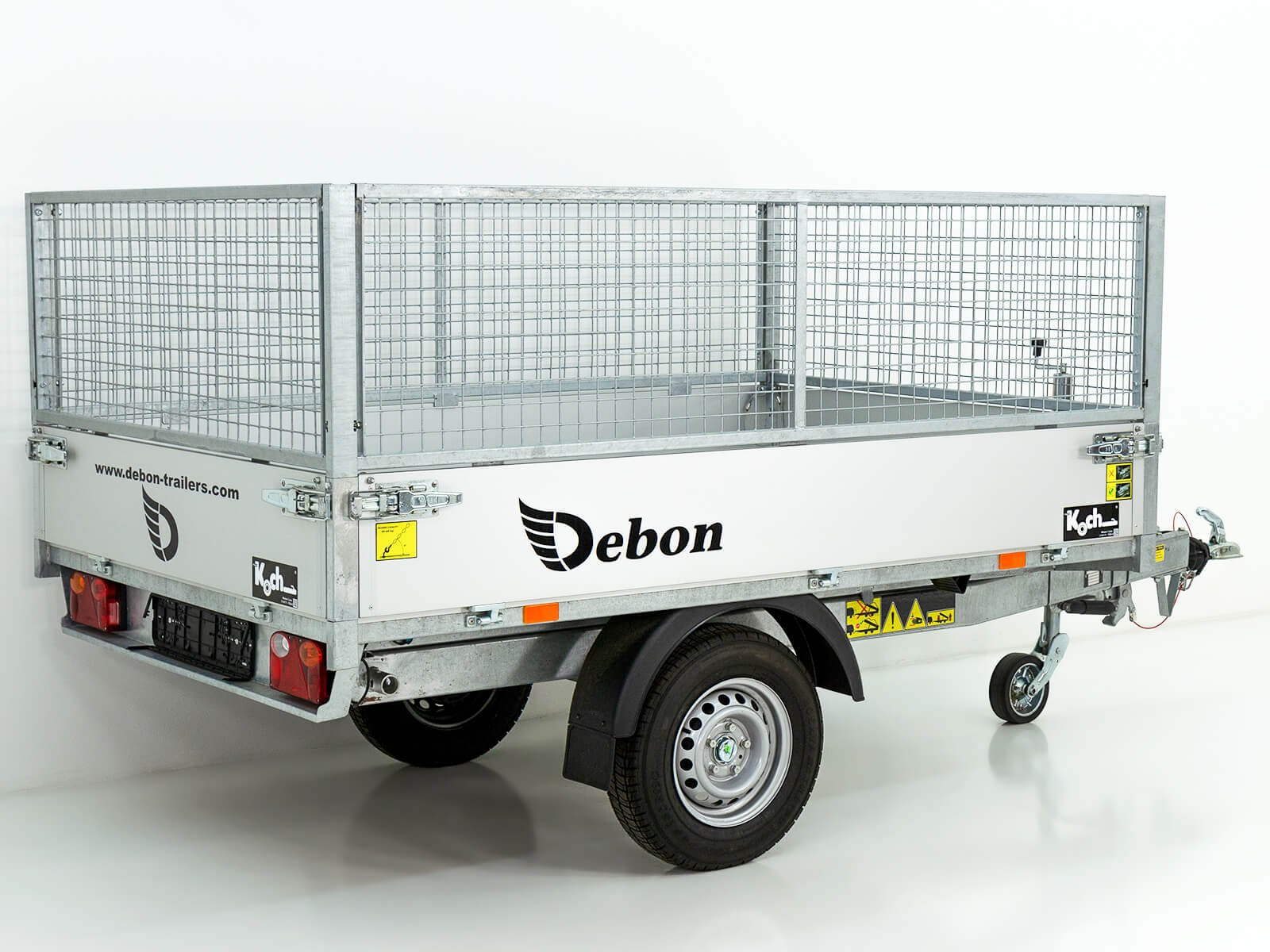Debon Heckkipper 150x250cm 1,3t|E-Pumpe|Gitter 60cm – Bild 3
