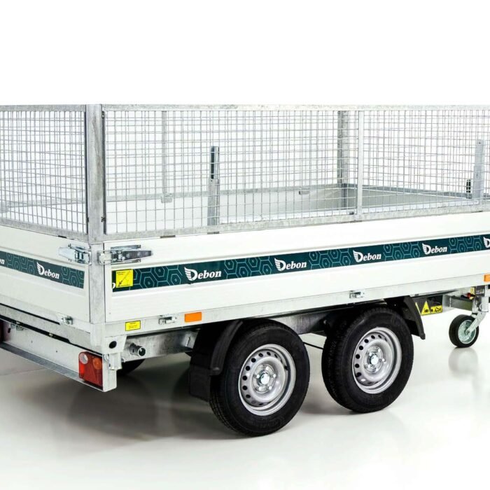 Debon Dreiseitenkipper 180×306 2,6t|E-Pumpe|Gitter