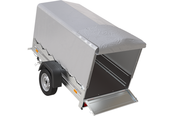 KIPP 750 kg 200×125 Gartenanhänger 201 mit Plane