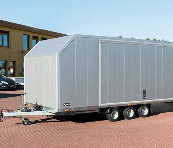 Vezeko Autotrailer Cargo Race Master H210cm 3,5t|E-Winde|silber