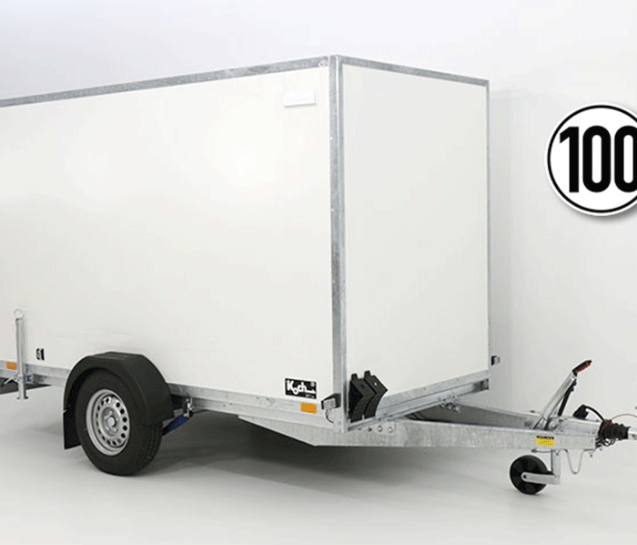 Kofferanhänger BK 151x305cm Höhe:181cm 1,3t|SW