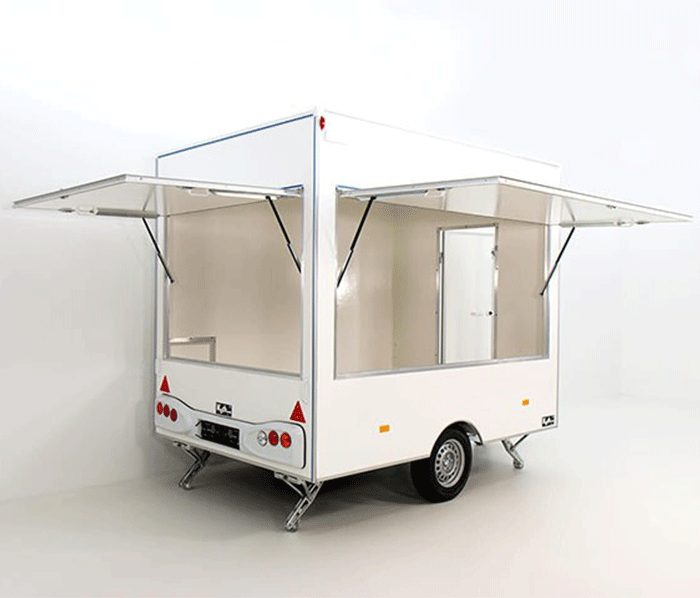 Kofferanhänger BK Verkaufsanhänger Höhe:230cm 1,3t