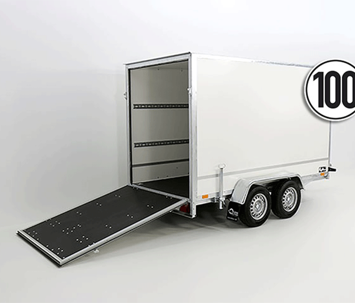 Kofferanhänger BK Höhe:180cm 2,0t|Rampe