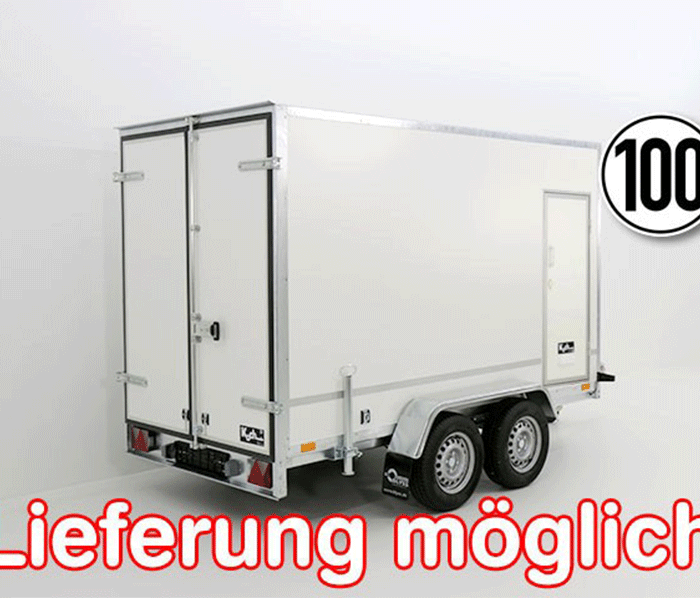 Kofferanhänger BK 146x304cm Höhe:180cm 2,0t|Seitentür