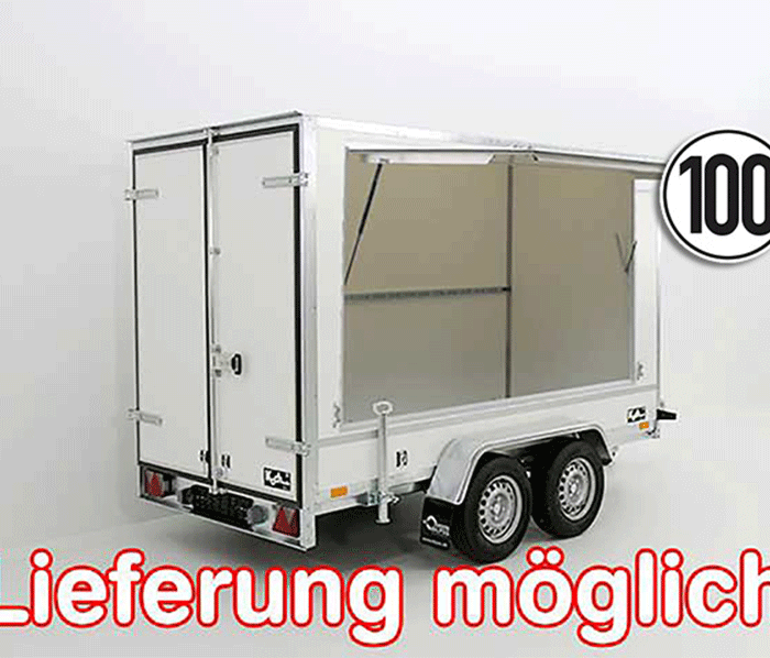 Kofferanhänger BK Höhe:180cm 2,0t|Verkaufsklappe