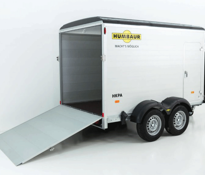 Humbaur Kofferanhänger HKPA H180 2,6t|Alu|Polybug|anthrazit