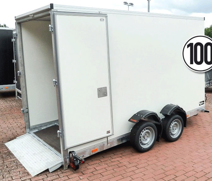 Vezeko Koffer-Absenkanhänger Höhe:210cm 2,7|CC-Wagen