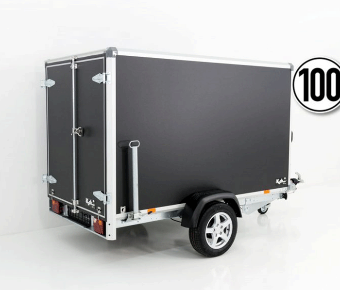 Variant Kofferanhänger Black Edition H:157 1,3t|Türen
