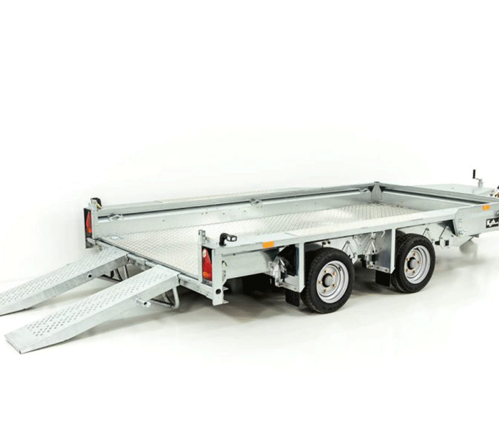 Ifor Williams Baumaschinenanhänger GX126 3,5t|Skids|Alu