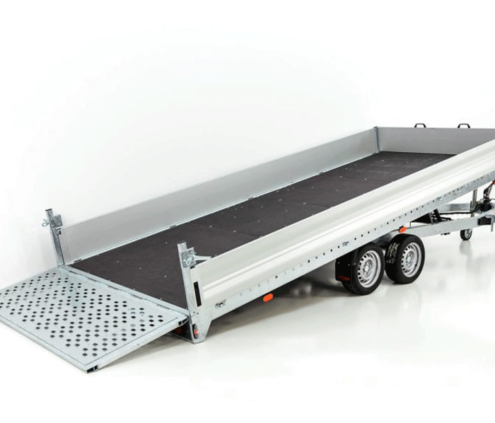 Vezeko Hochlader Anhänger J35.51 MAX|247x515cm 3,5t|Ladefläche kippbar