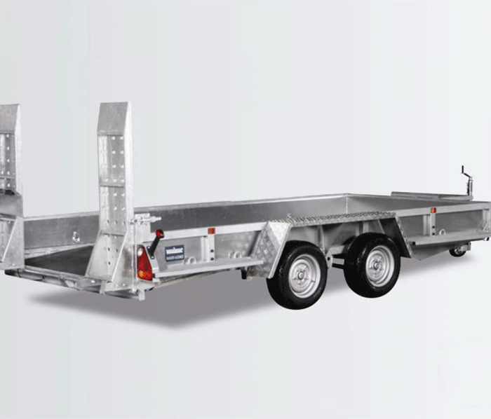 Variant Baumaschinenanhänger Maxi Load 180×400 3,5t|Skids|Beavertail